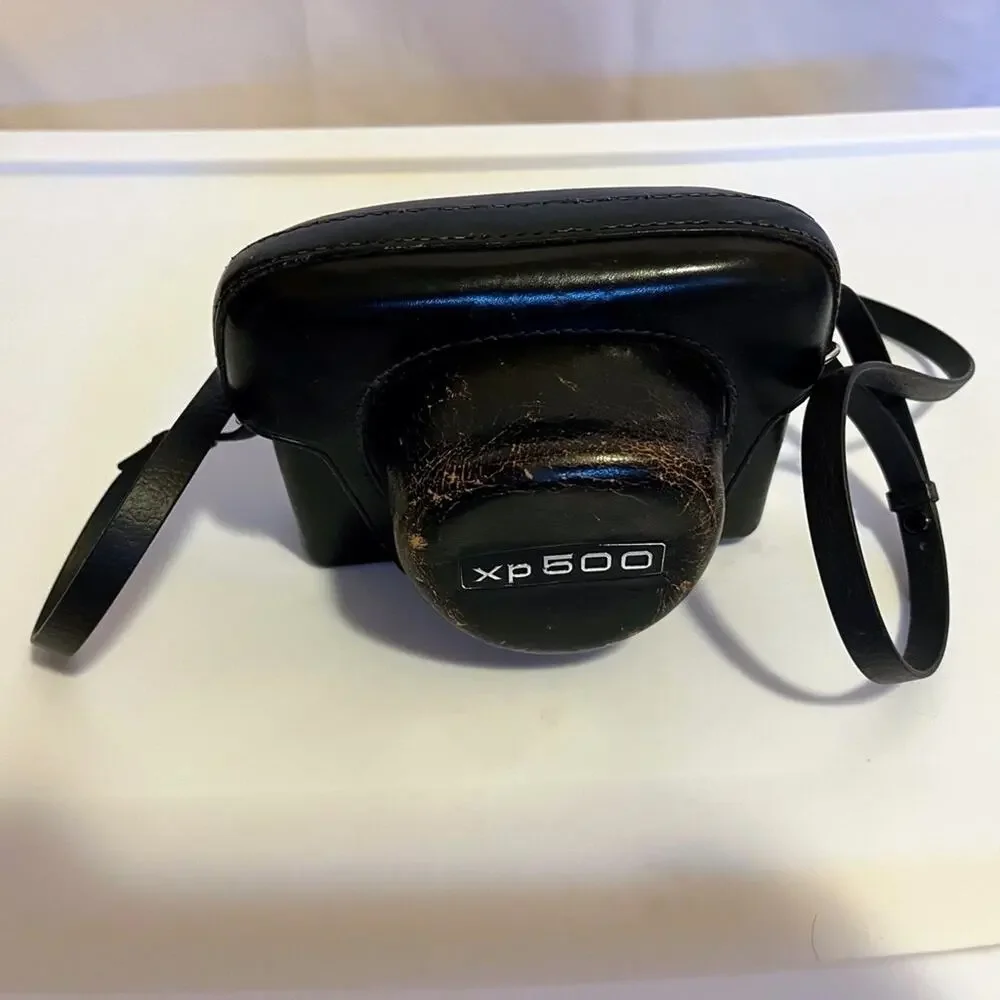 Retro Wards XP500 Camera Steampunk Cosplay Prop‎ Original Leather Case Untested